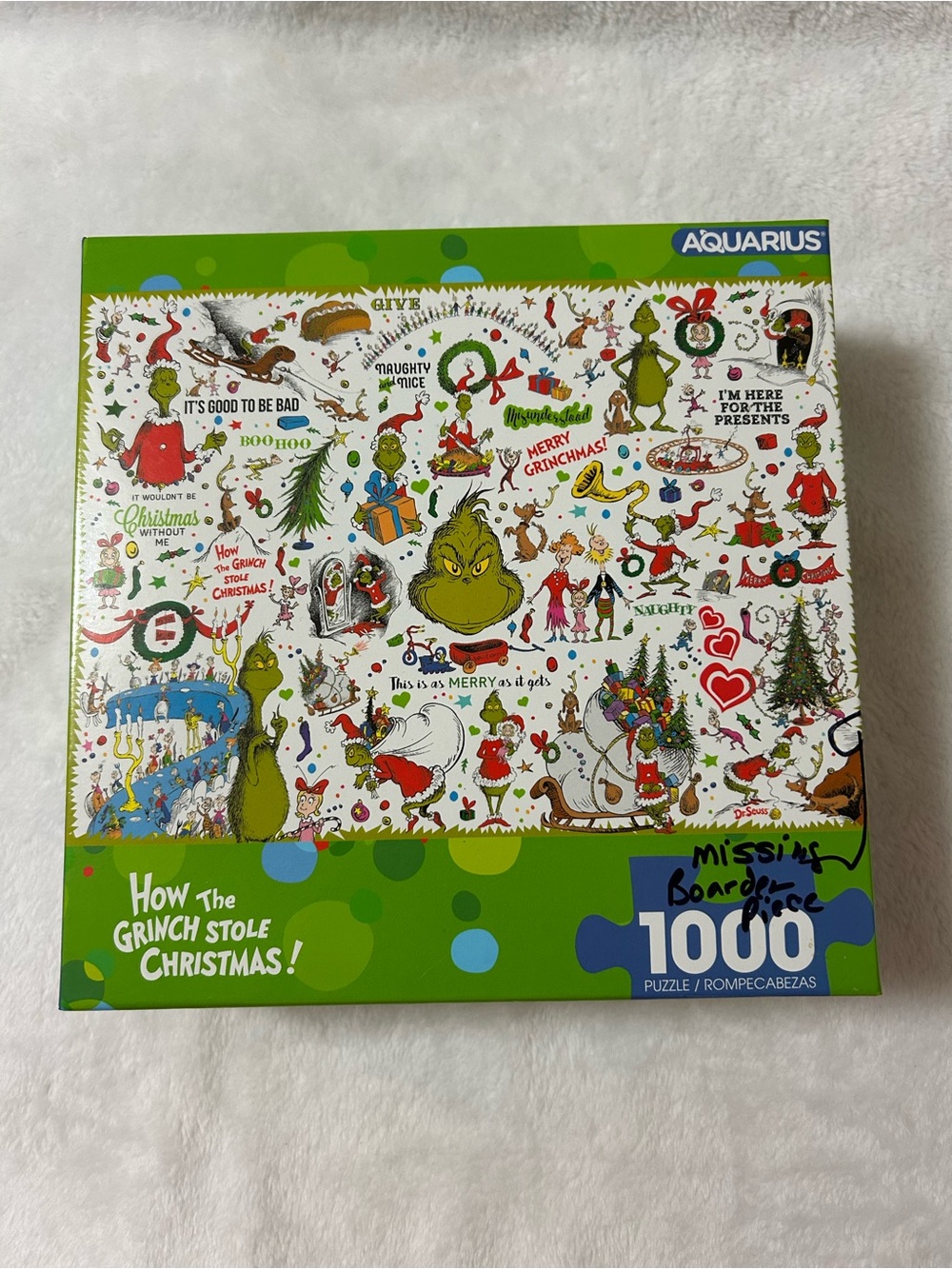 Dr. Seuss Grinch Christmas 1000 Piece Jigsaw Puzzle